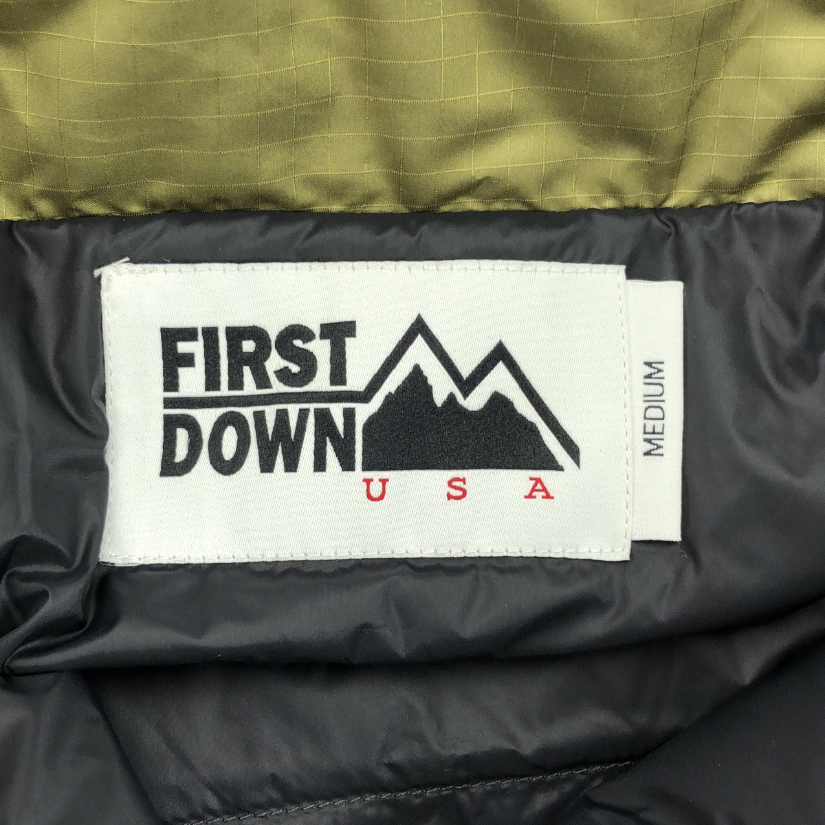 FIRST DOWN / ファーストダウン MULTI POCKET DOWN VEST DICROS MAURI RIP マルチポケット リップストップ ダウンベスト