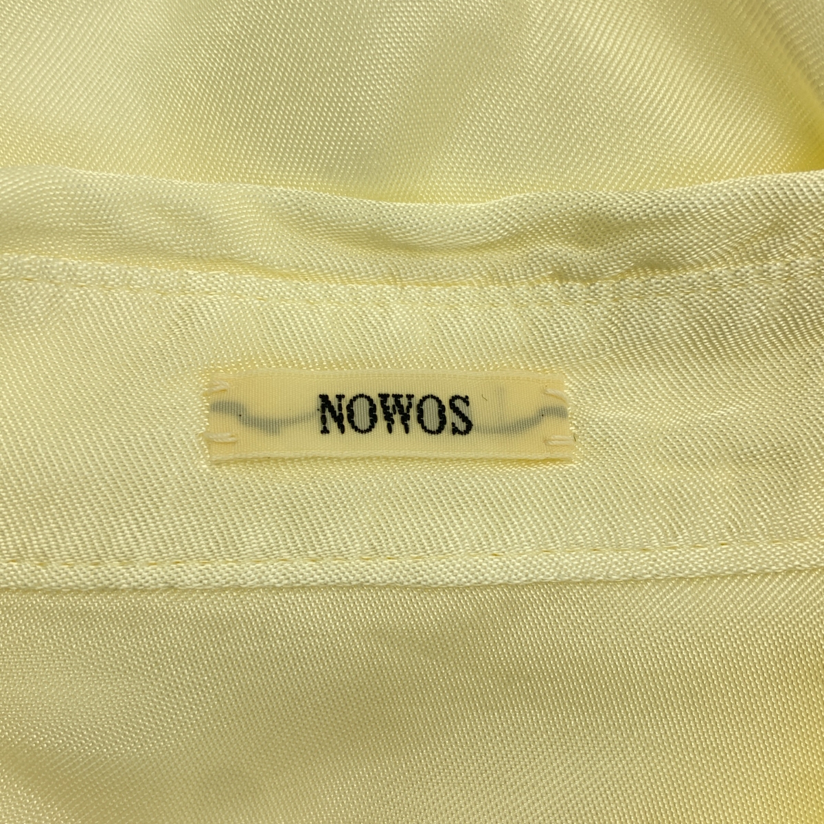 NOWOS / ノーウォス レーヨン オーバーシルエット シャツ