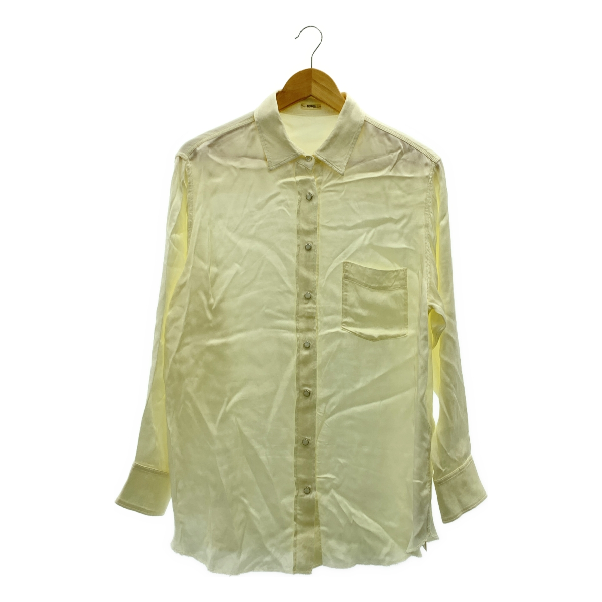 NOWOS / ノーウォス レーヨン オーバーシルエット シャツ