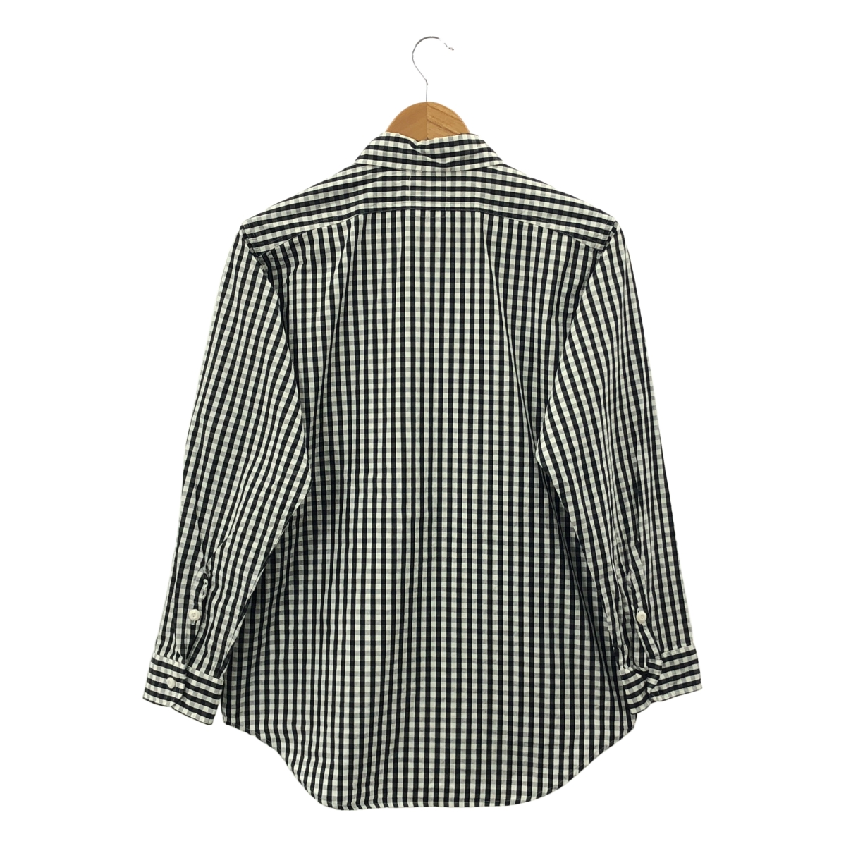 MADISON BLUE / マディソンブルー ギンガムチェック 袖ワンポイントロゴ シャツ ブラウス