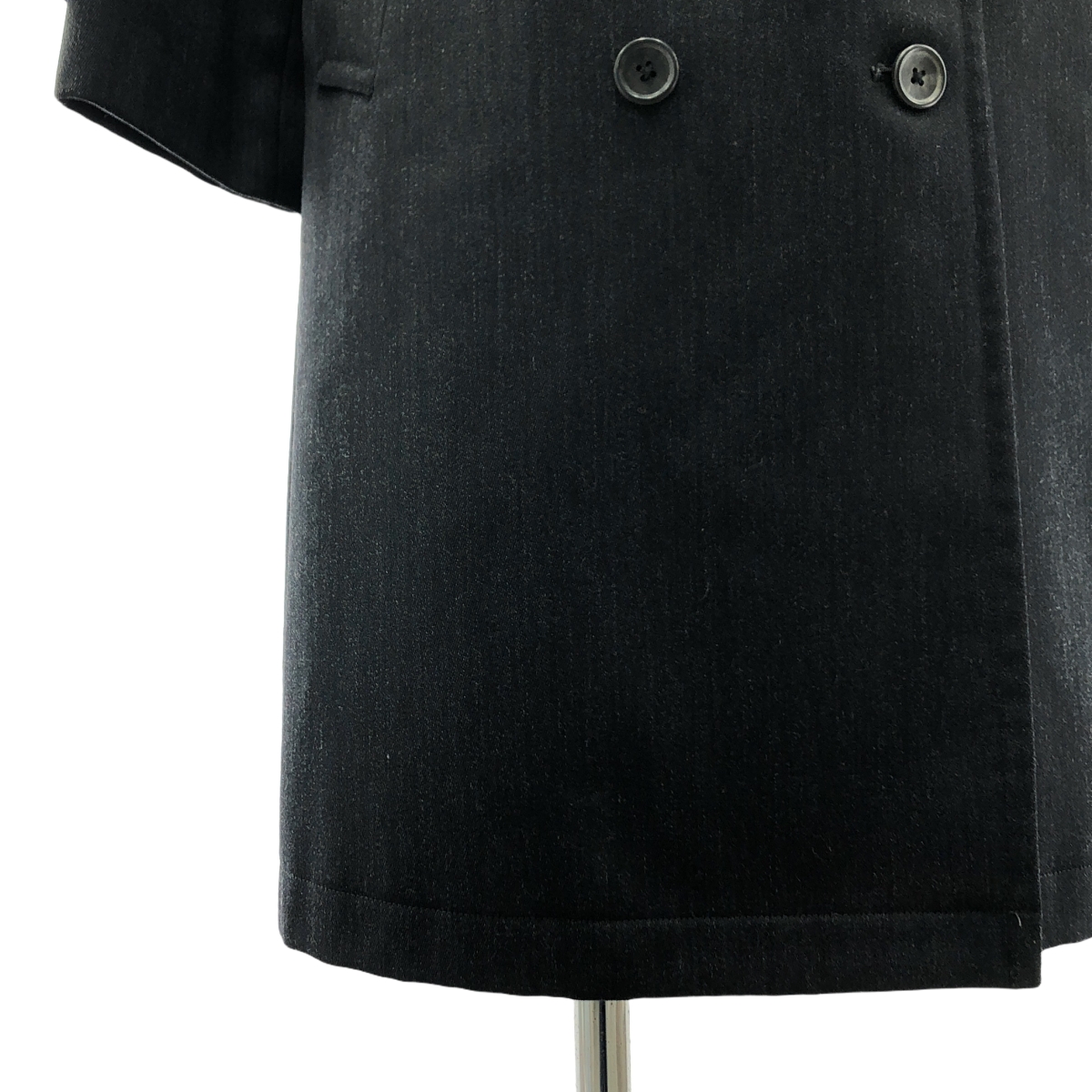 MARGARET HOWELL / マーガレットハウエル ベルテッド ダブル オーバーコート / 総裏地