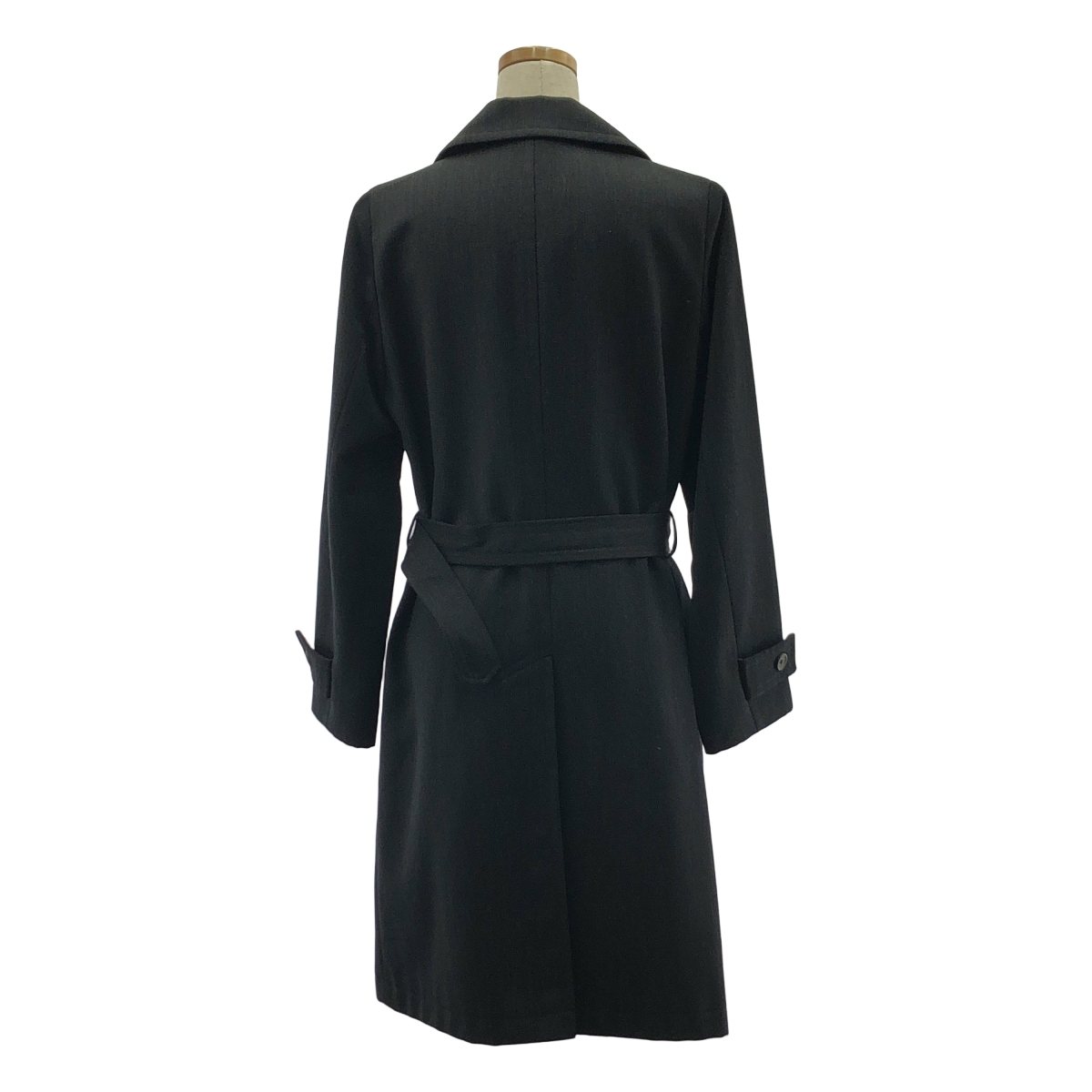 MARGARET HOWELL / マーガレットハウエル ベルテッド ダブル オーバーコート / 総裏地