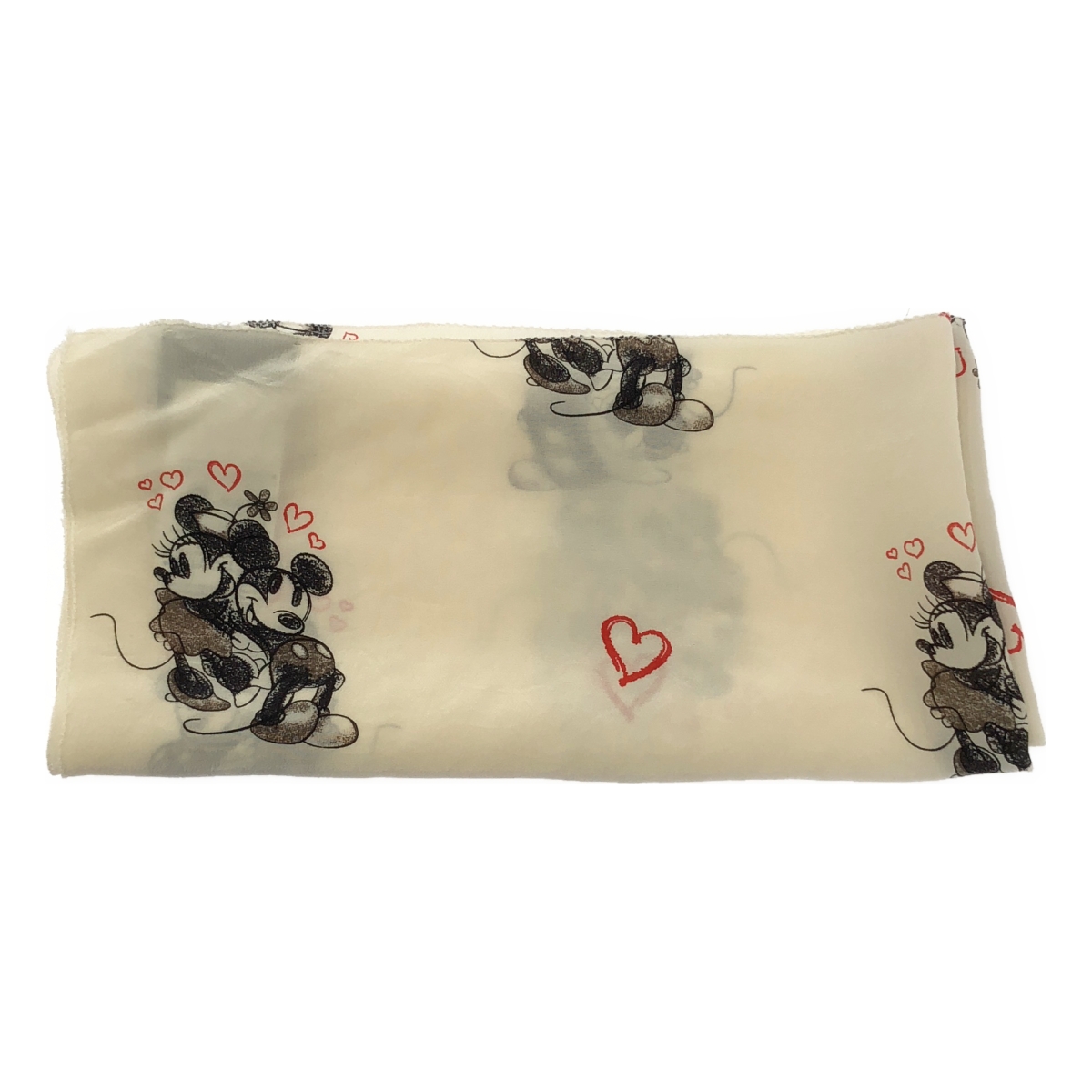 DOLCE＆GABBANA / ドルチェ＆ガッバーナドルガバ ×DISNEY ディズニー / ミッキー&ミニー シルク スカーフ バンダナ