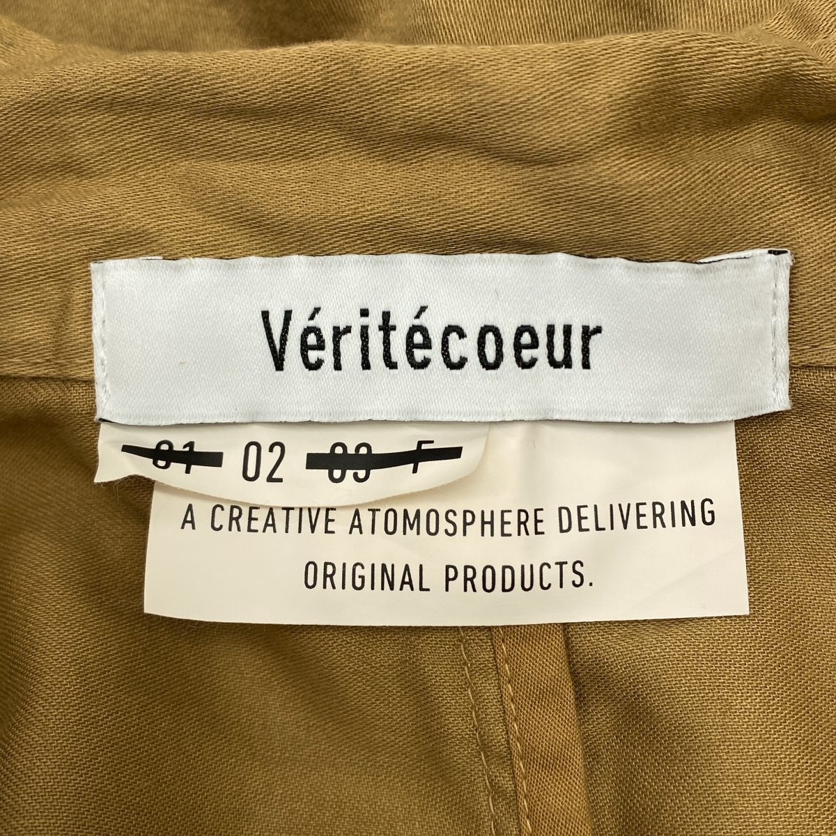 veritecoeur / ヴェリテクール コットン アローコート