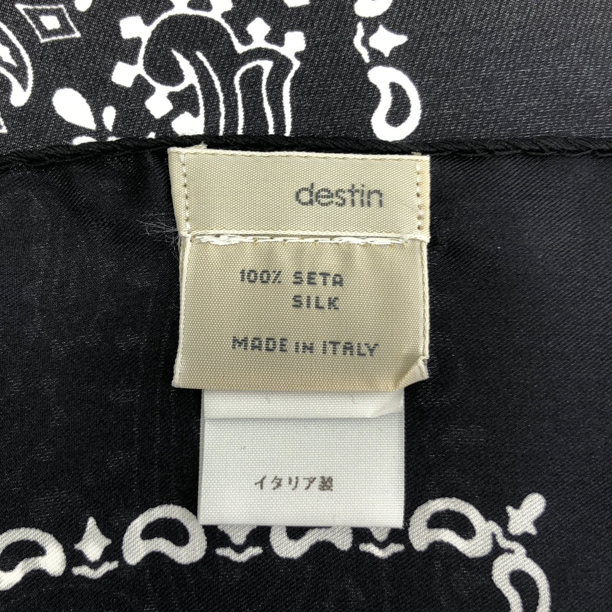 MUSE de Deuxieme Classe / ミューズドゥーズィーエムクラス 【 DESTIN / デスティン 】 BANDANA silk 100％ / シルク 総柄 スカーフ