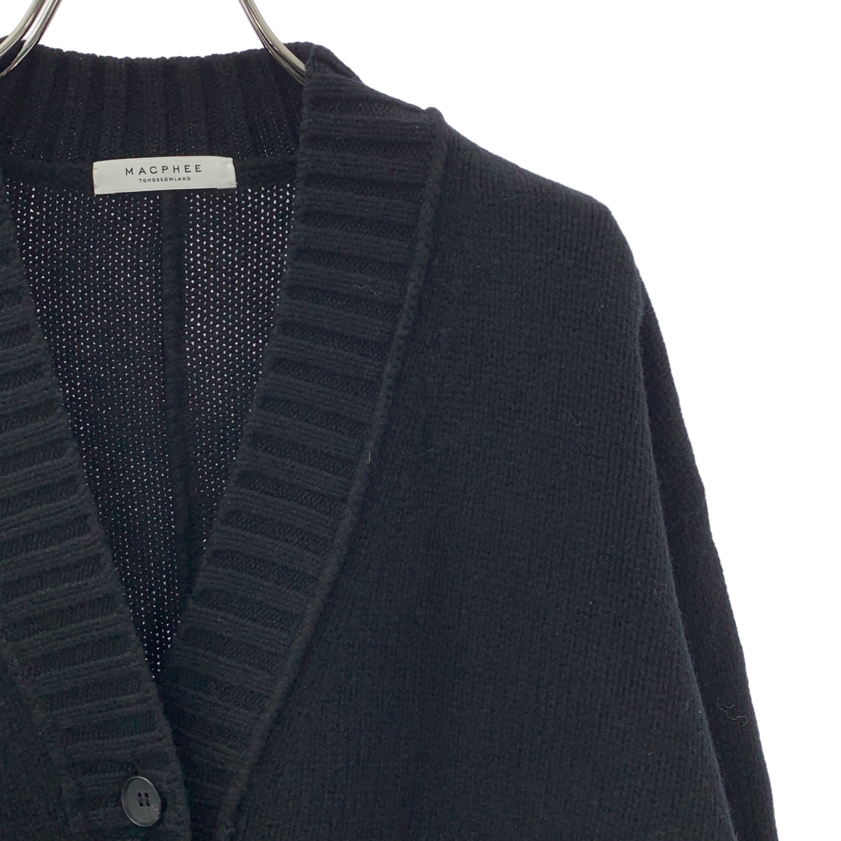 その他 ウール オーバーシルエット ロングニット カーディガン