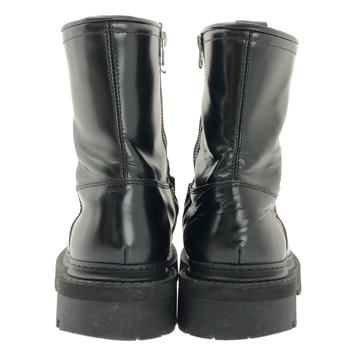 その他 EKI エキ チャンキーソール レザー サイドジップブーツ