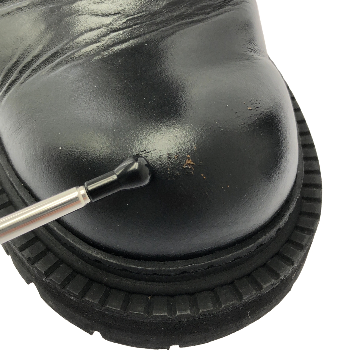 その他 EKI エキ チャンキーソール レザー サイドジップブーツ