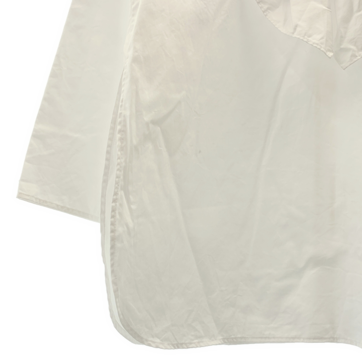 YOKO CHAN / ヨーコチャン ボリュームラッフル コットン シャツ