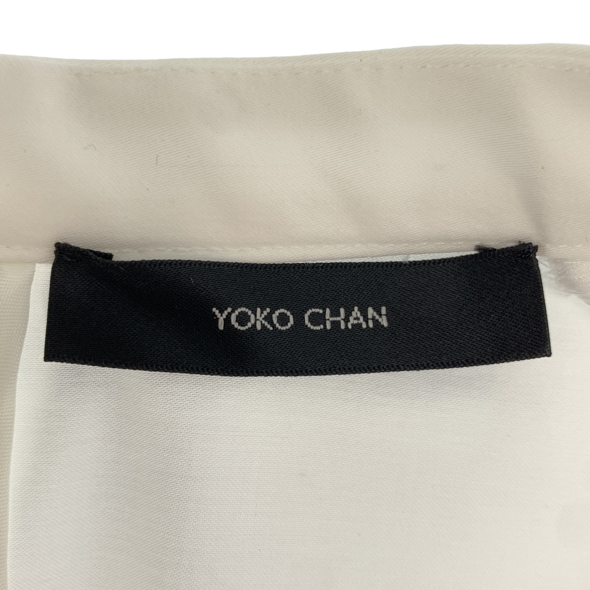 YOKO CHAN / ヨーコチャン ボリュームラッフル コットン シャツ