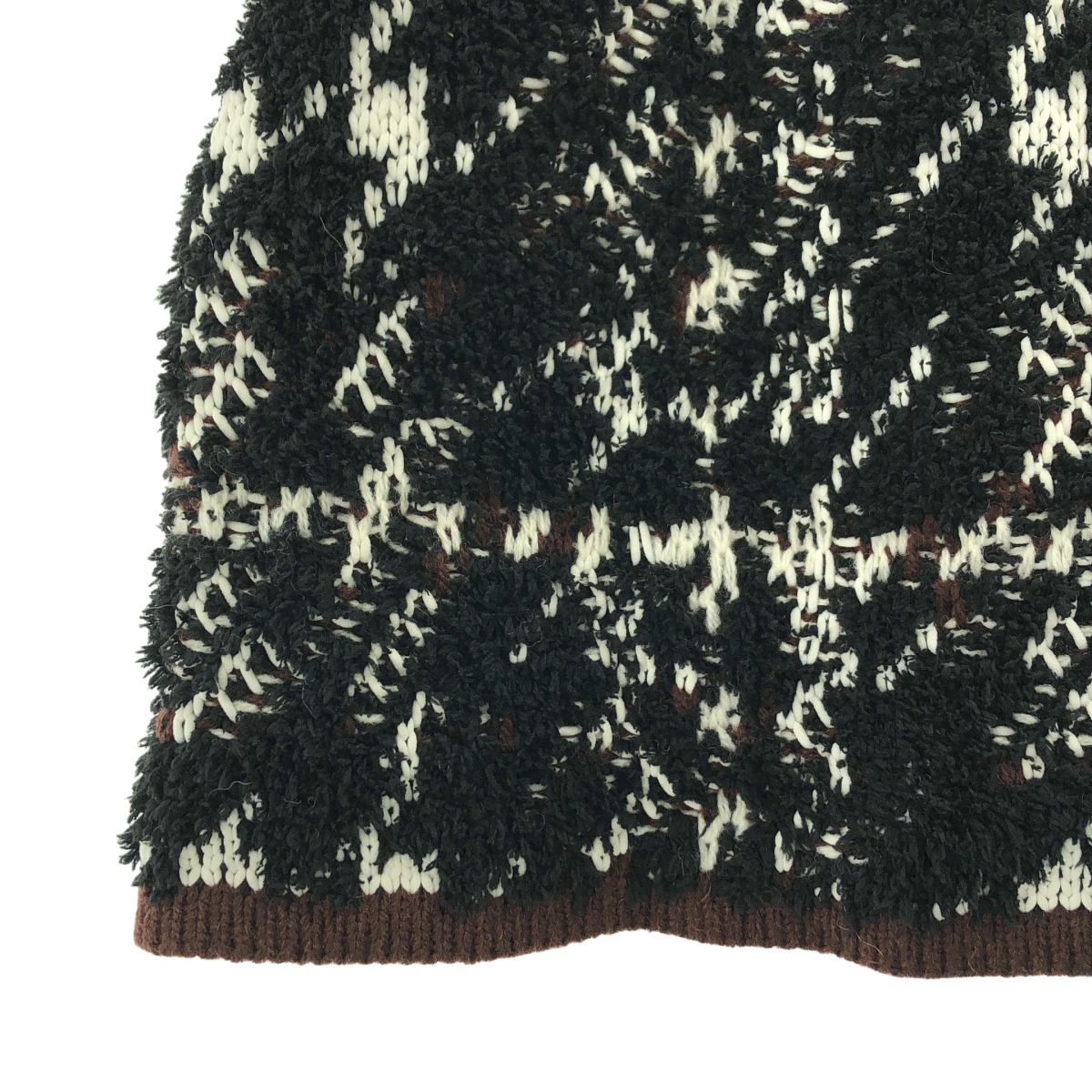 その他 チェック ツイード ニット ミニスカート