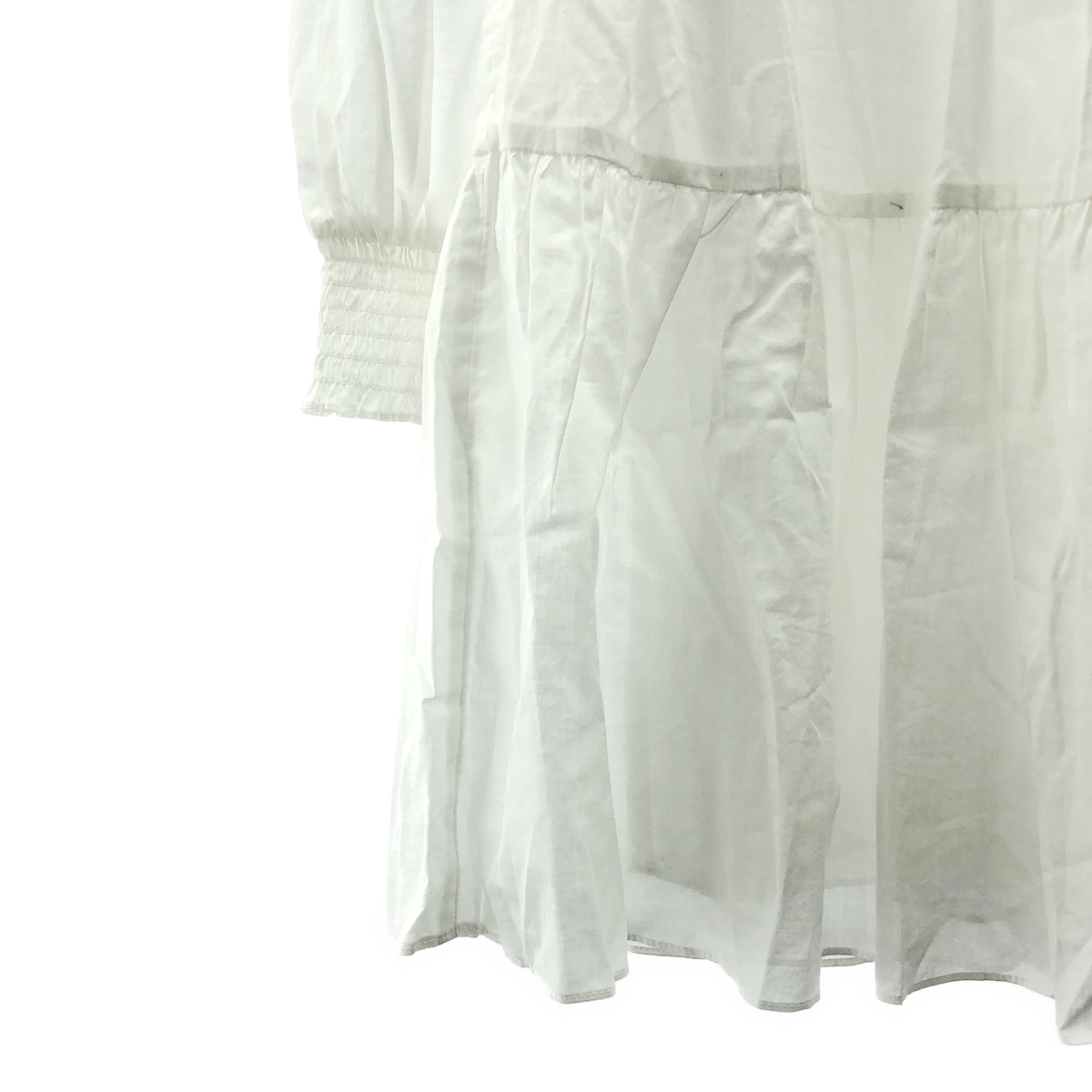 その他 Smocked Cotton Dress / ティアード ボリューム ワンピース