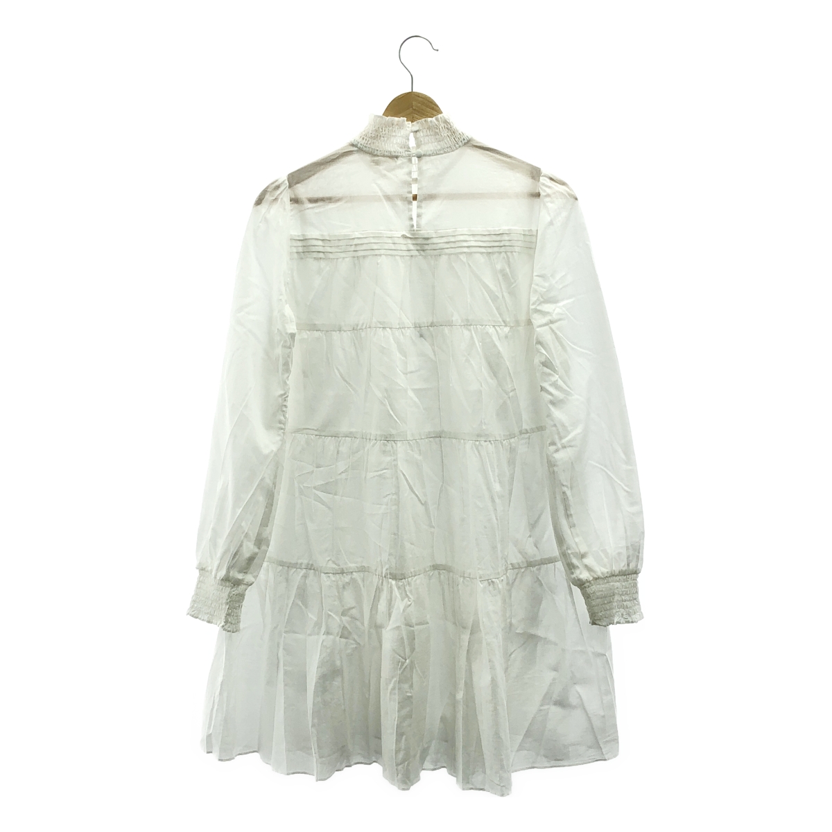 その他 Smocked Cotton Dress / ティアード ボリューム ワンピース