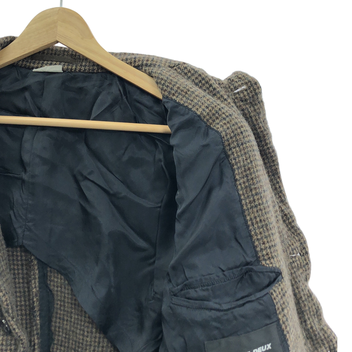 COMME des GARCONS HOMME DEUX / コムデギャルソンオムドゥ ウール 縮絨 3B シングルブレスト テーラードジャケット / 総裏地