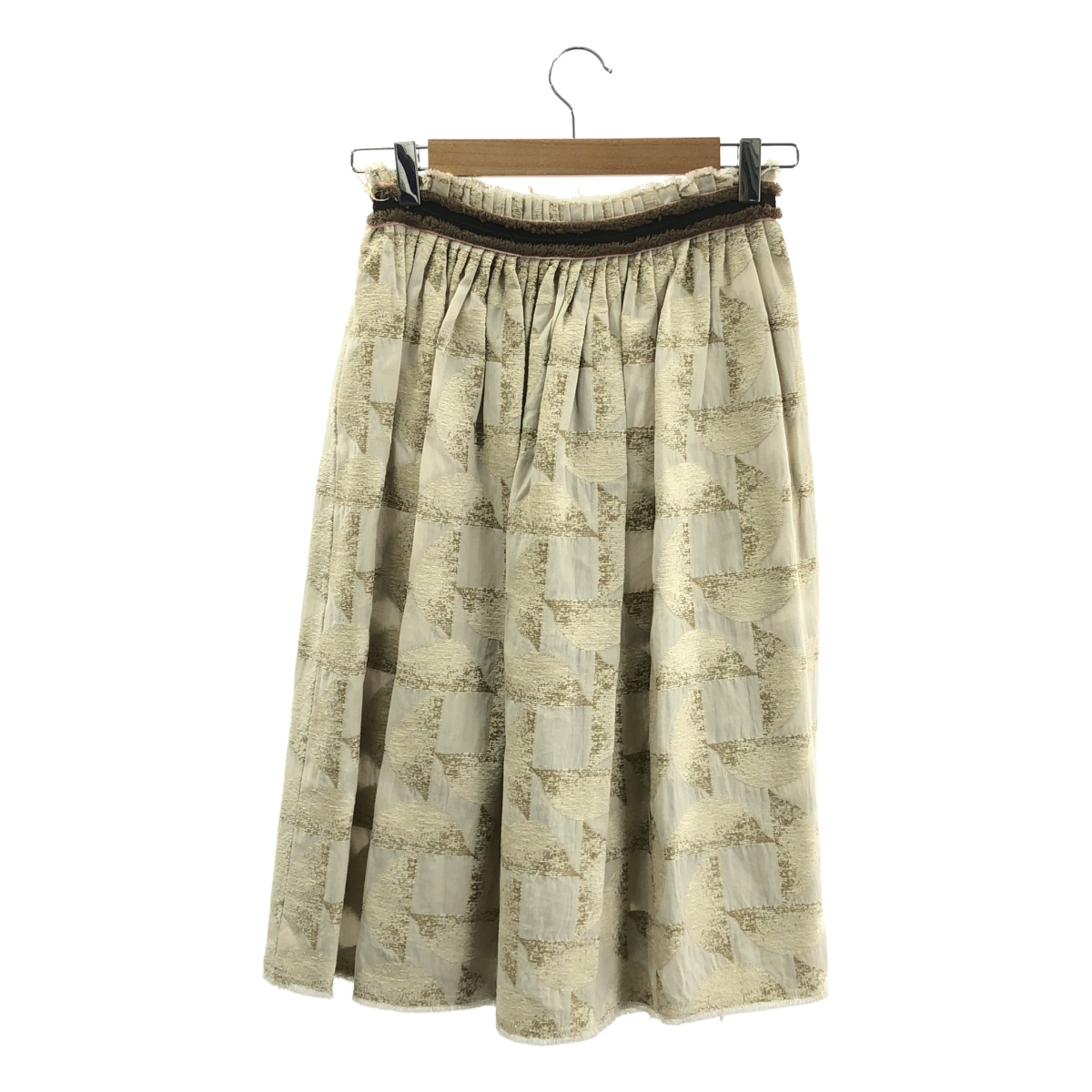 mina perhonen / ミナペルホネン sun bird レーヨン コットン ジャガード スカート