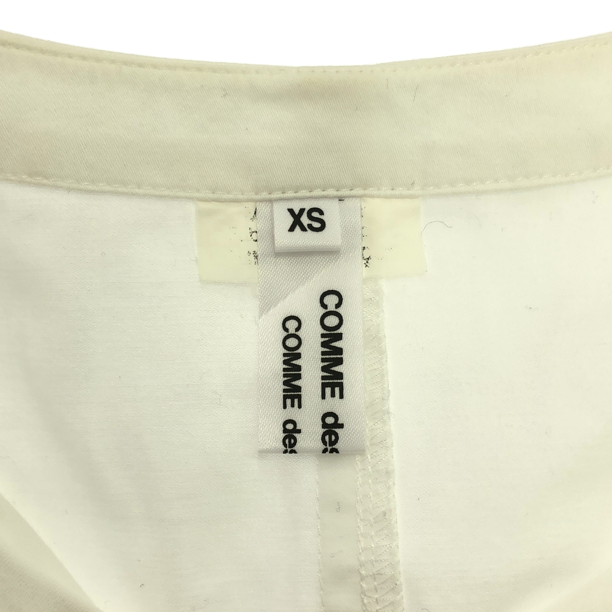 COMME des GARCONS COMME des GARCONS / コムコム コットン キーネック プルオーバーブラウス シャツ