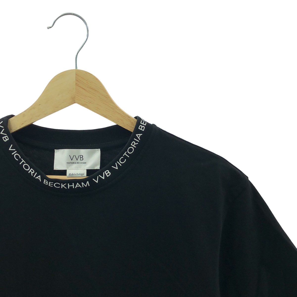 VICTORIA BECKHAM / ヴィクトリアベッカム コットン ロゴ クルーネック カットソー