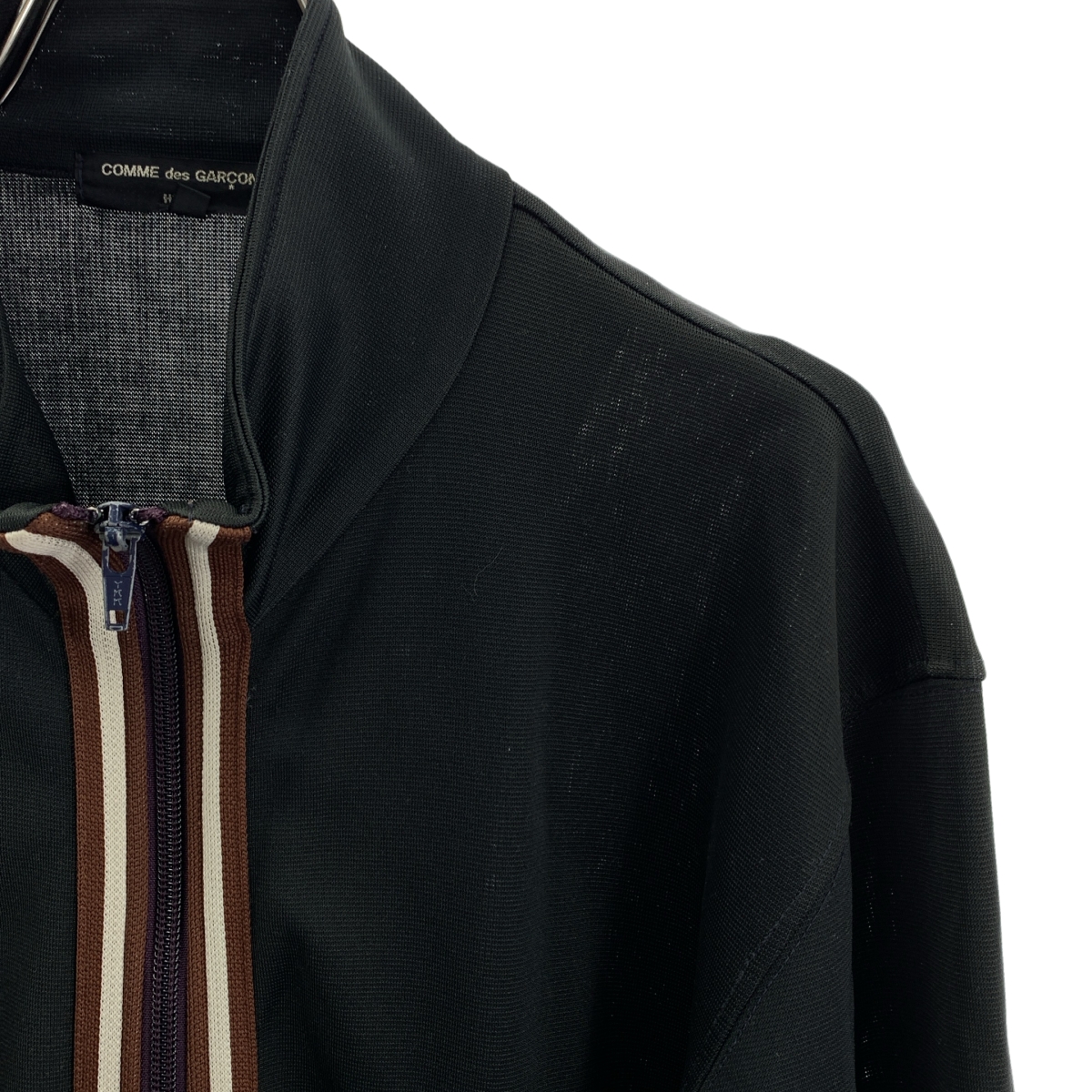 COMME des GARCONS HOMME / コムデギャルソンオム 製品染め ポリエステル ジャージー フロントライン トラックジャケット