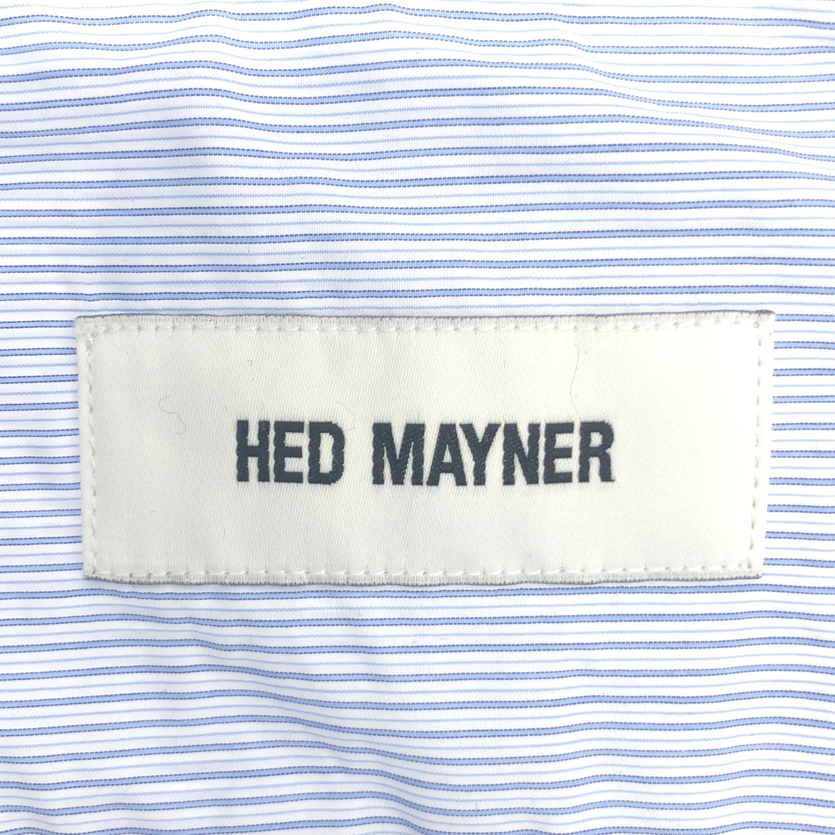 HED MAYNER / ヘドメイナー Buttoned Shirt / ストライプ オーバーシルエット シャツ