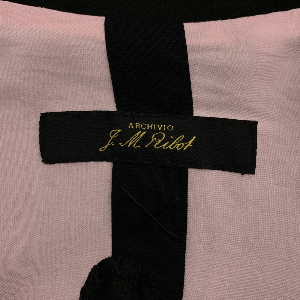 ARCHIVIO J.M.Ribot / アルキビオジェイエムリボット HERRING BONE LINEN / リネン コサージュ付 ジャケット