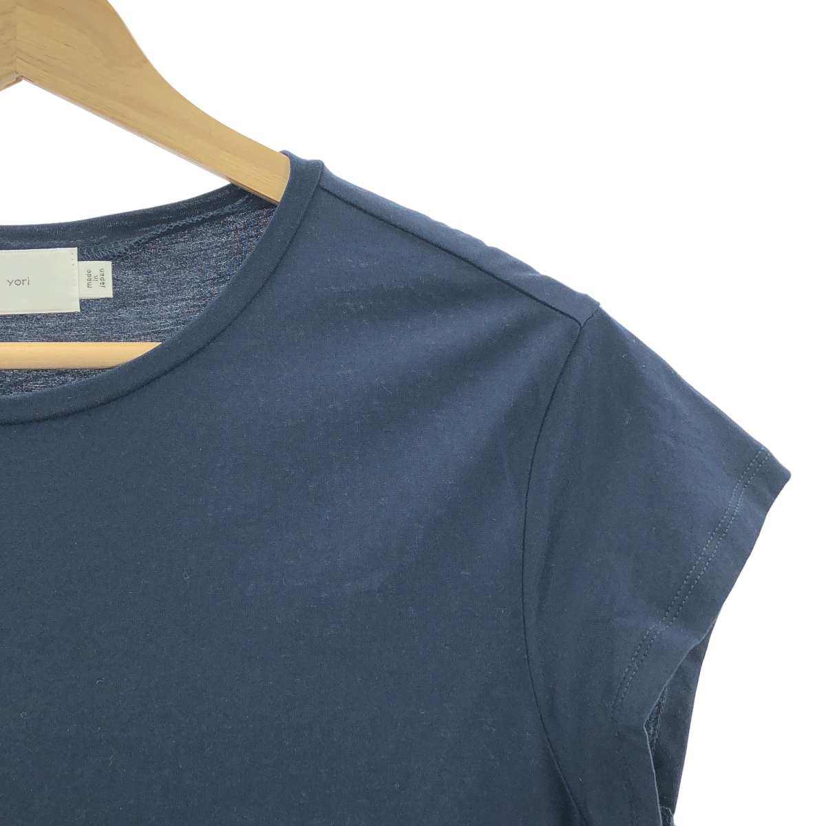 yori / ヨリ チェック切替 フリル  カットソー Tシャツ