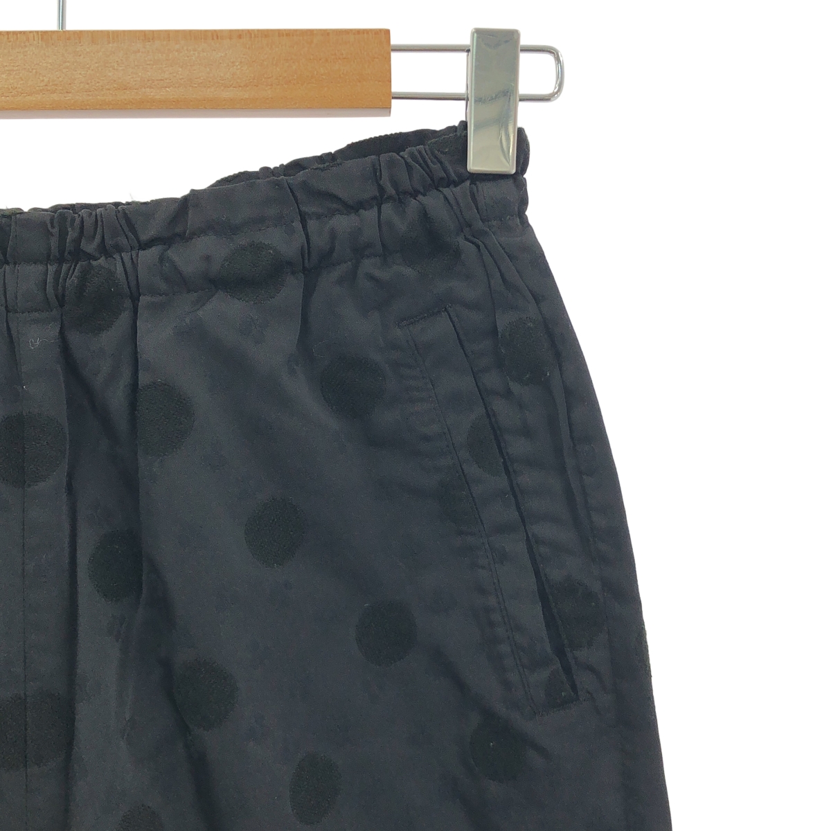 tricot COMME des GARCONS / トリココムデギャルソン ドット ギャザー ワイド イージー パンツ