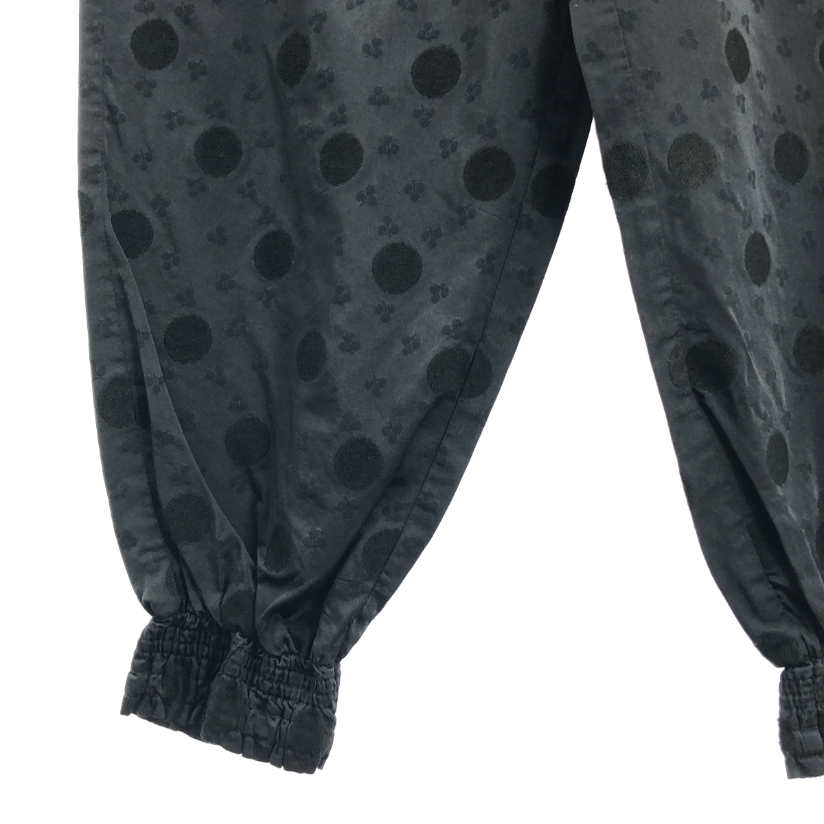 tricot COMME des GARCONS / トリココムデギャルソン ドット ギャザー ワイド イージー パンツ