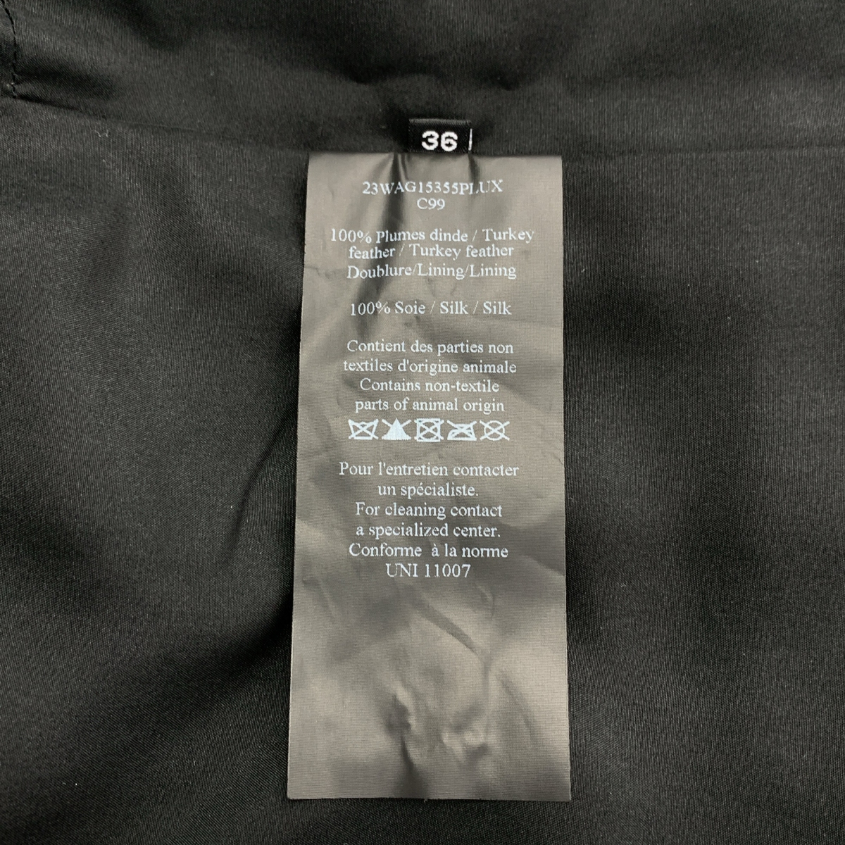 YVES SALOMON / イヴサロモン フェザーファー ジレ ベスト