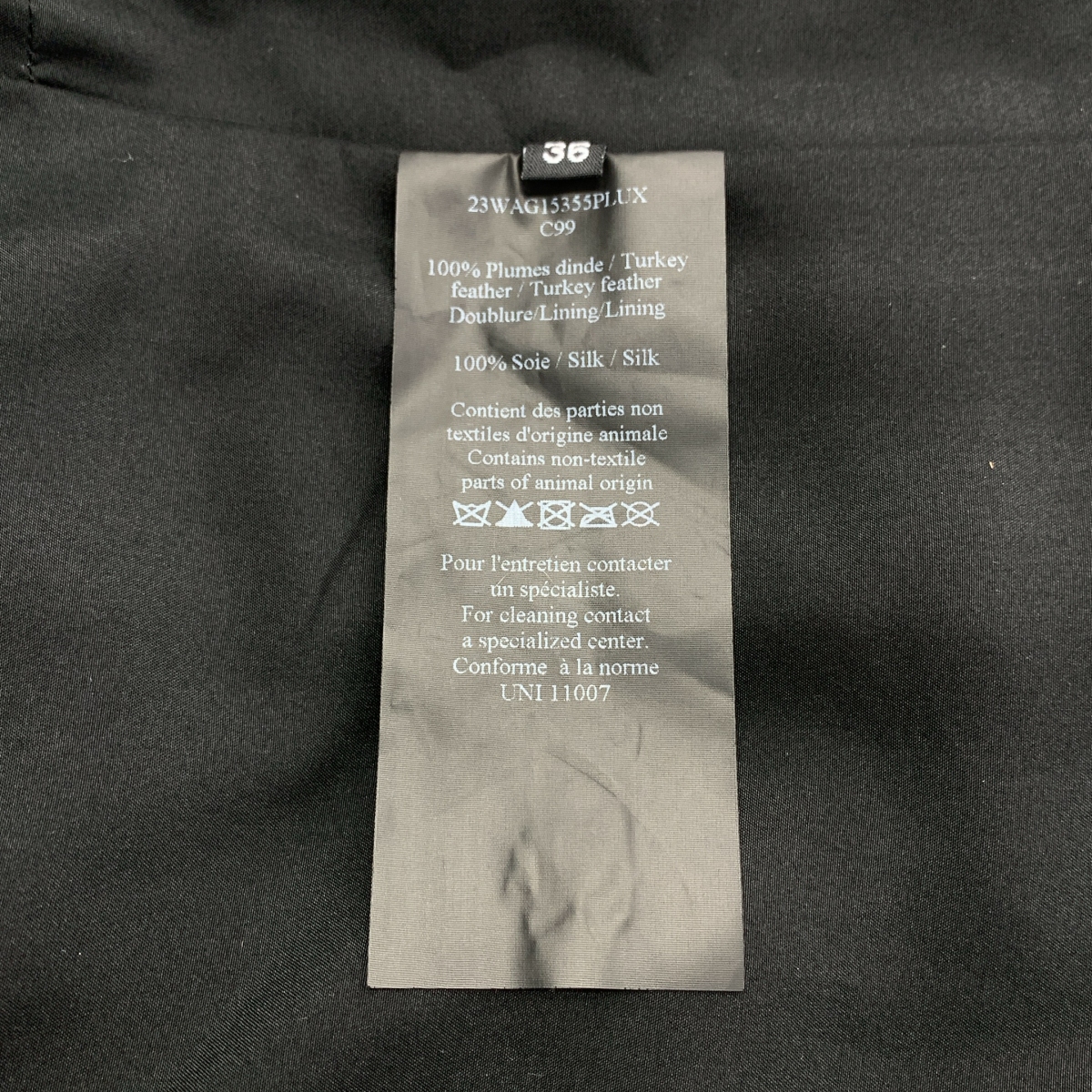 YVES SALOMON / イヴサロモン フェザーファー ジレ ベスト