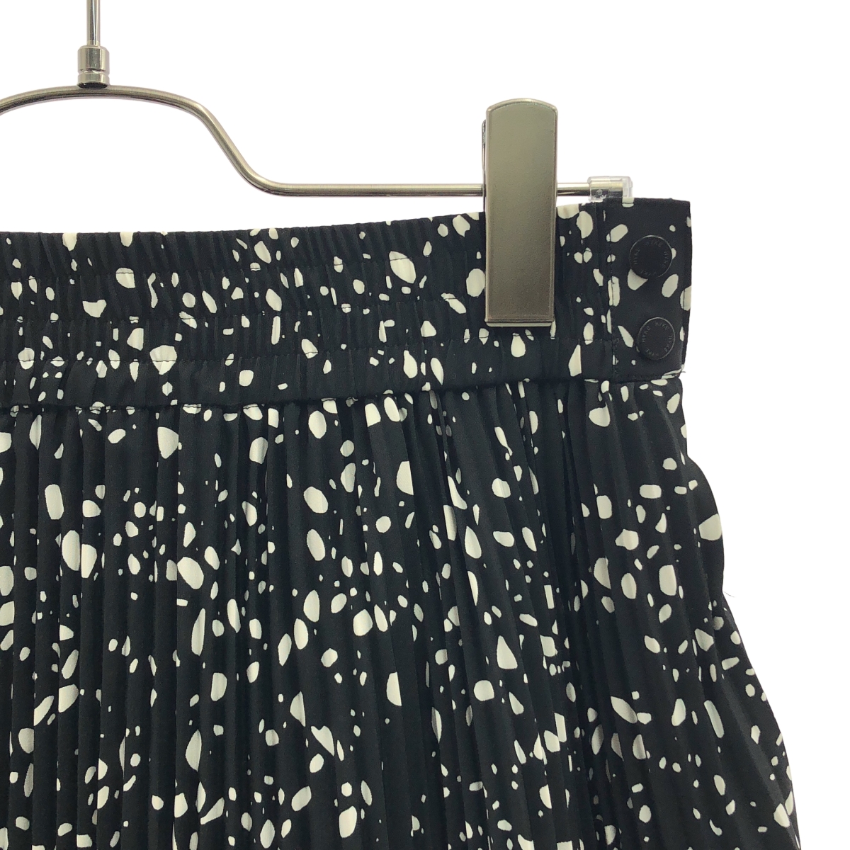 HYKE / ハイク PEBBLE PRINTED SKIRT / 総柄 プリーツ スカート / 裏地付き
