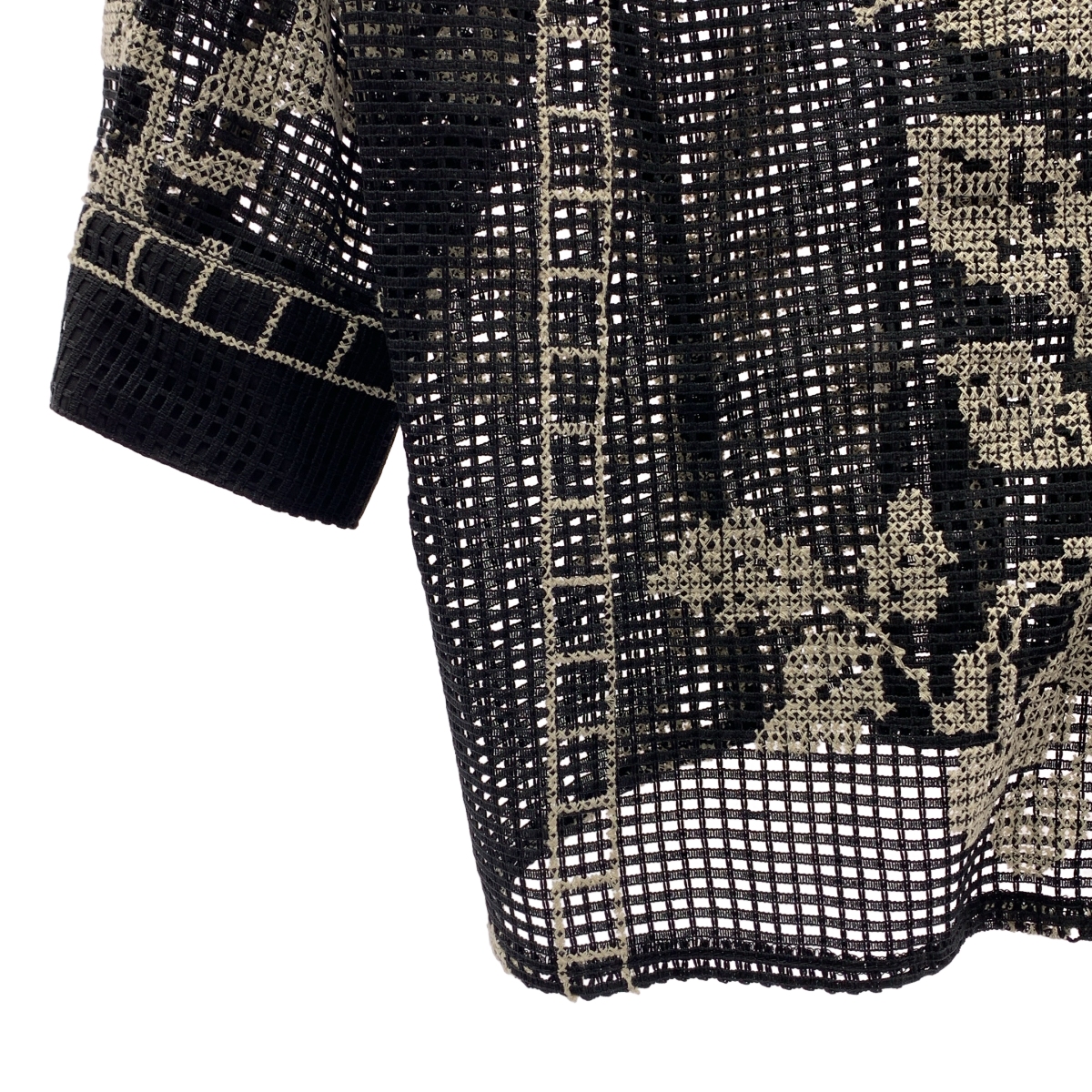 AMERI / アメリ MEDI CROSS STITCH LIKE SHIRT メディクロスステッチ シャツ