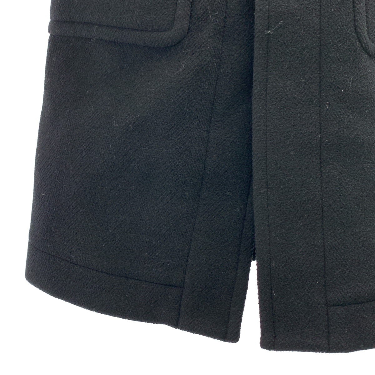 HYKE / ハイク ウール メルトン ダッフル コート