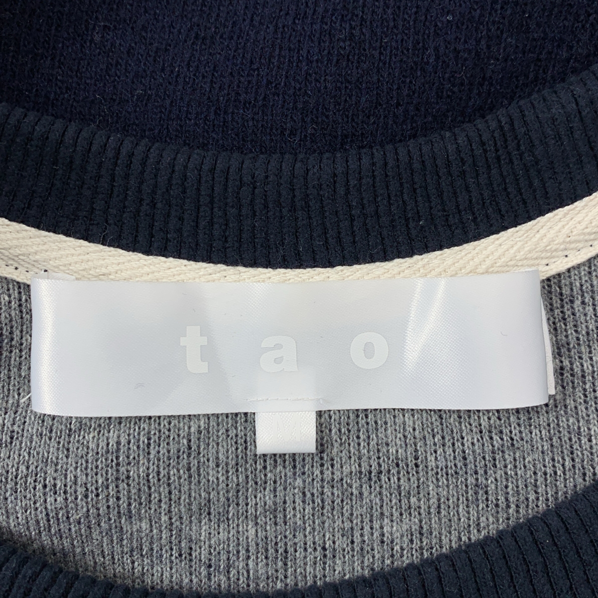 tao COMME des GARCONS / タオコムデギャルソン ウール ラグランスリーブ トレーナー