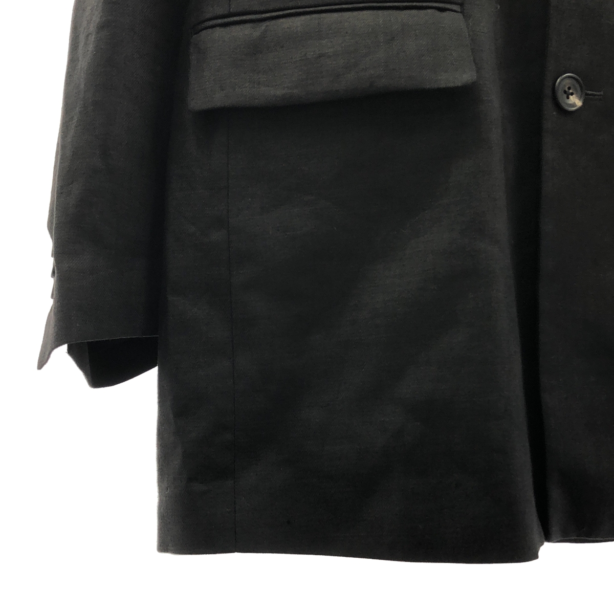 stein / シュタイン ISETAN EX 004 /  LINEN WOOL SINGLE BREASTED LONG JACKET ロング ジャケット