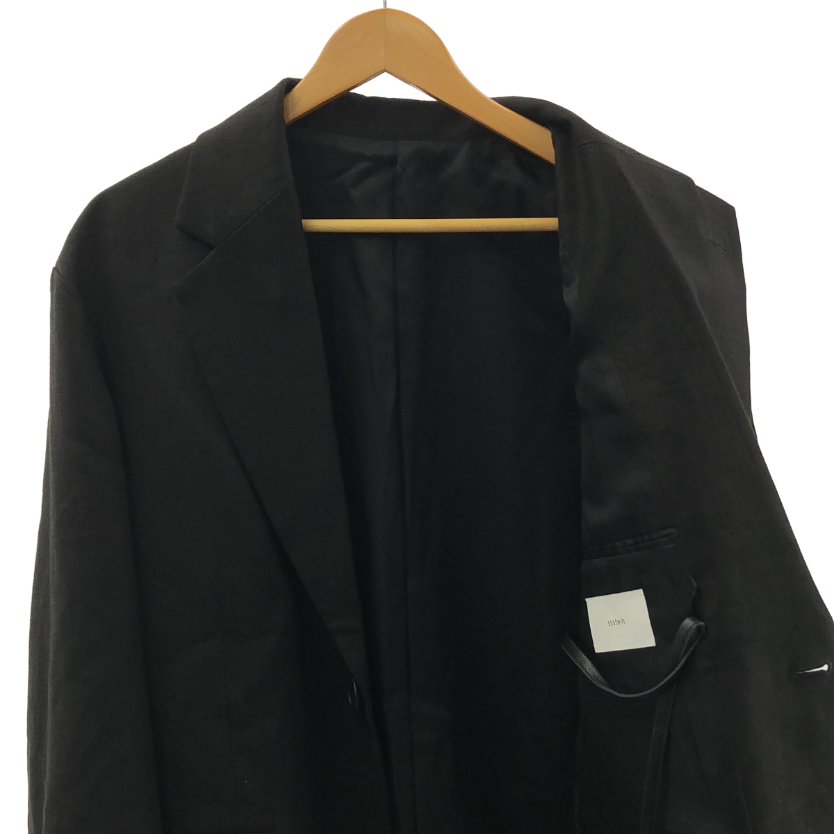 stein / シュタイン ISETAN EX 004 /  LINEN WOOL SINGLE BREASTED LONG JACKET ロング ジャケット