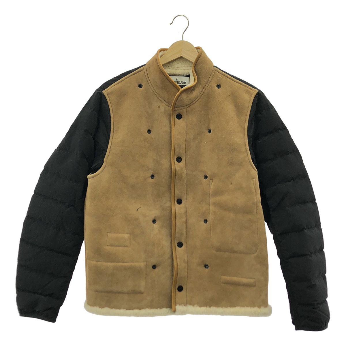 STONE ISLAND / ストーンアイランド DAVID-TC ムートンライナー フーデッド ダウンブルゾン