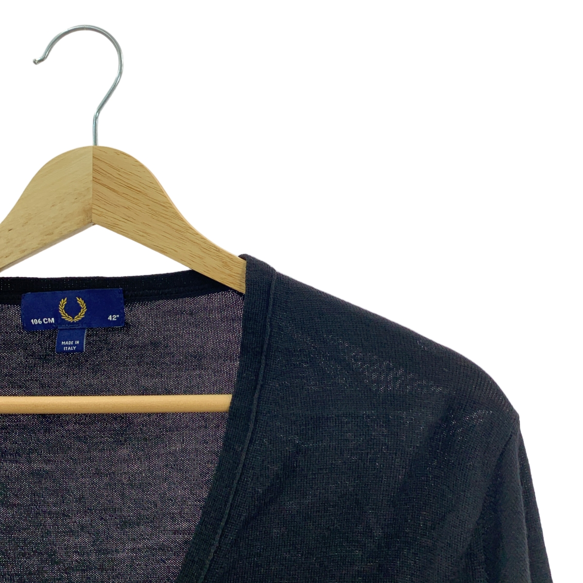 FRED PERRY / フレッドペリー ワンポイントロゴ ニット カーディガン