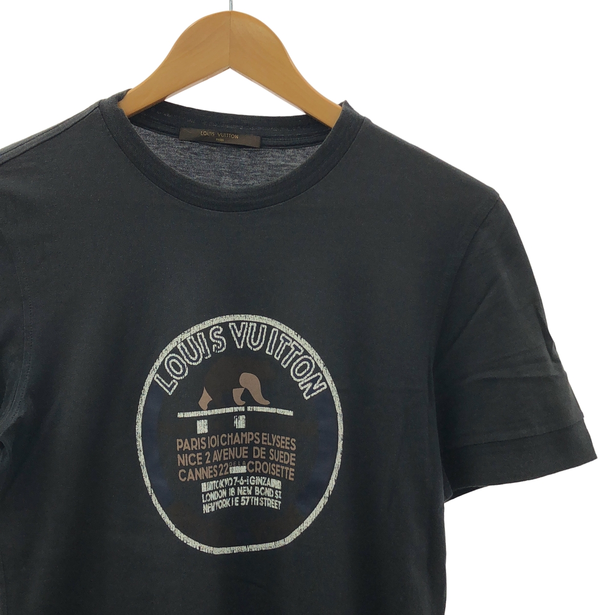 Louis Vuitton / ルイヴィトン コットン ロゴ プリント Tシャツ