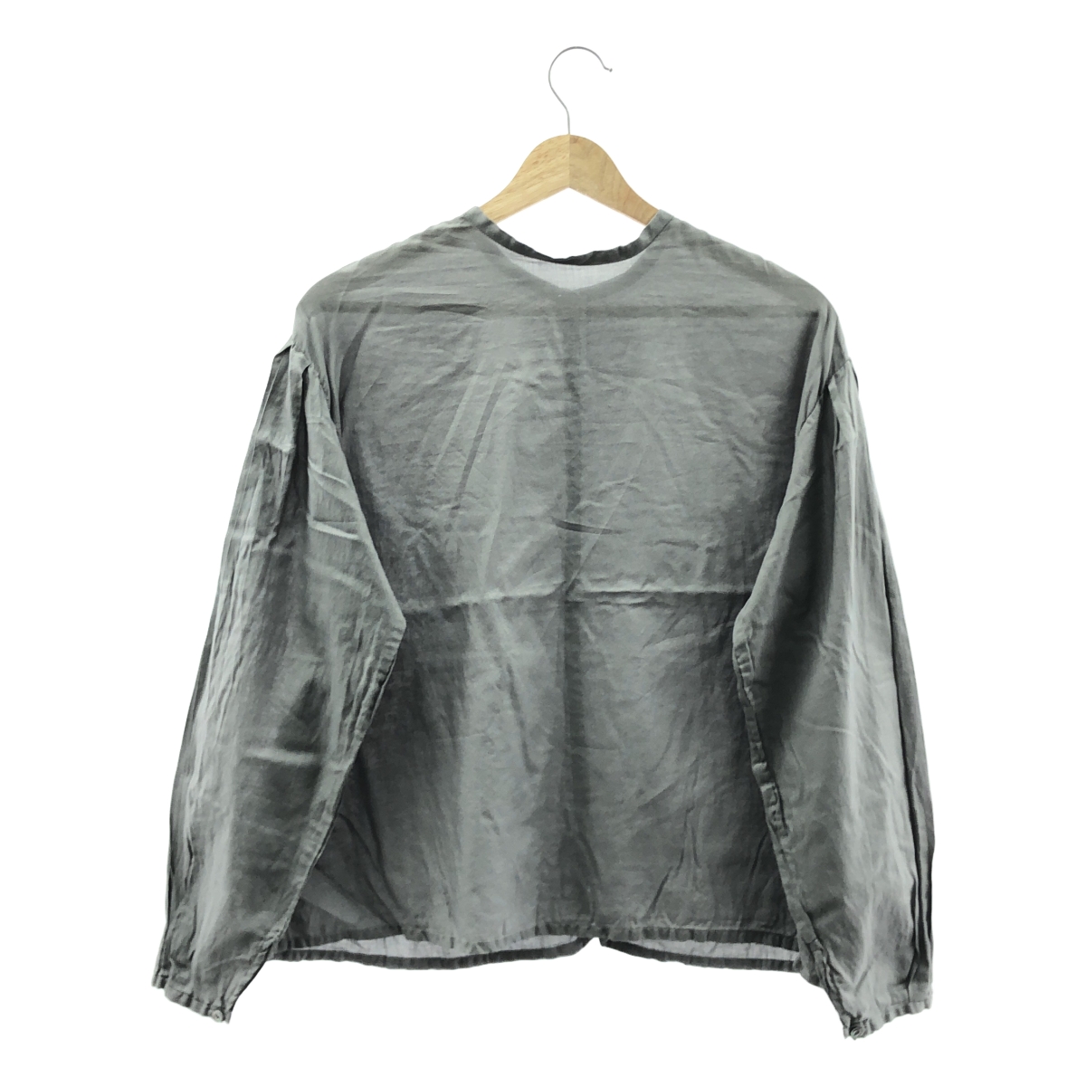 veritecoeur / ヴェリテクール コットン ノーカラー シャツ