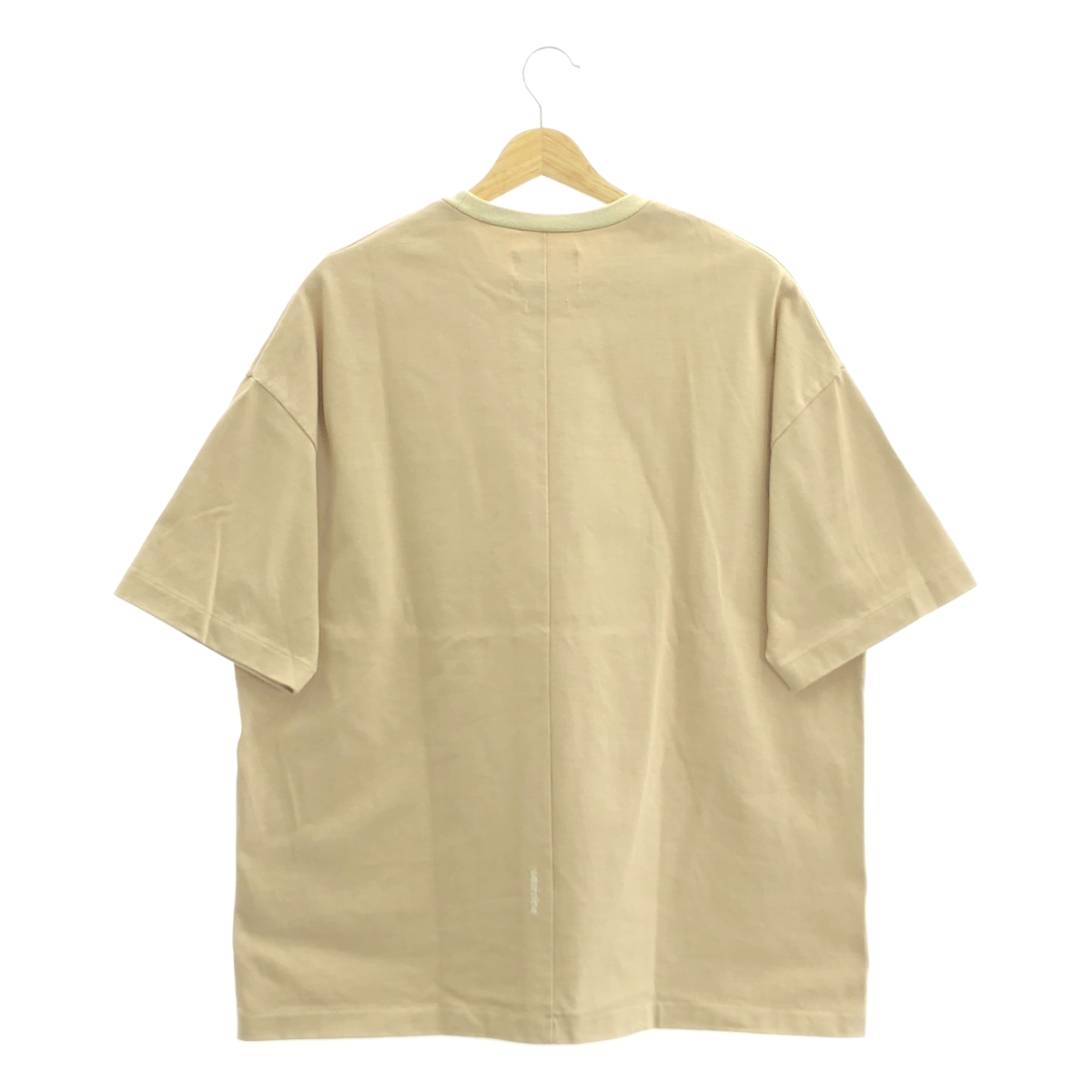 その他 コットン オーバーサイズ クルーネック ポケットTシャツ