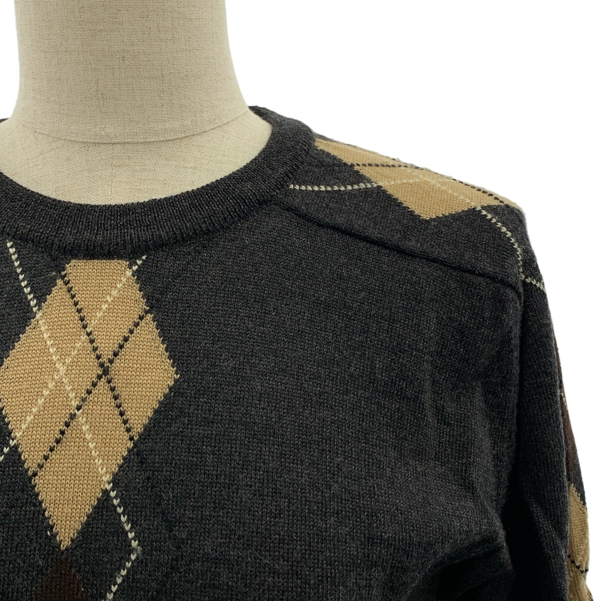 Vivienne Westwood / ヴィヴィアンウエストウッド GOLD LABEL アーガイル 半袖 ニット