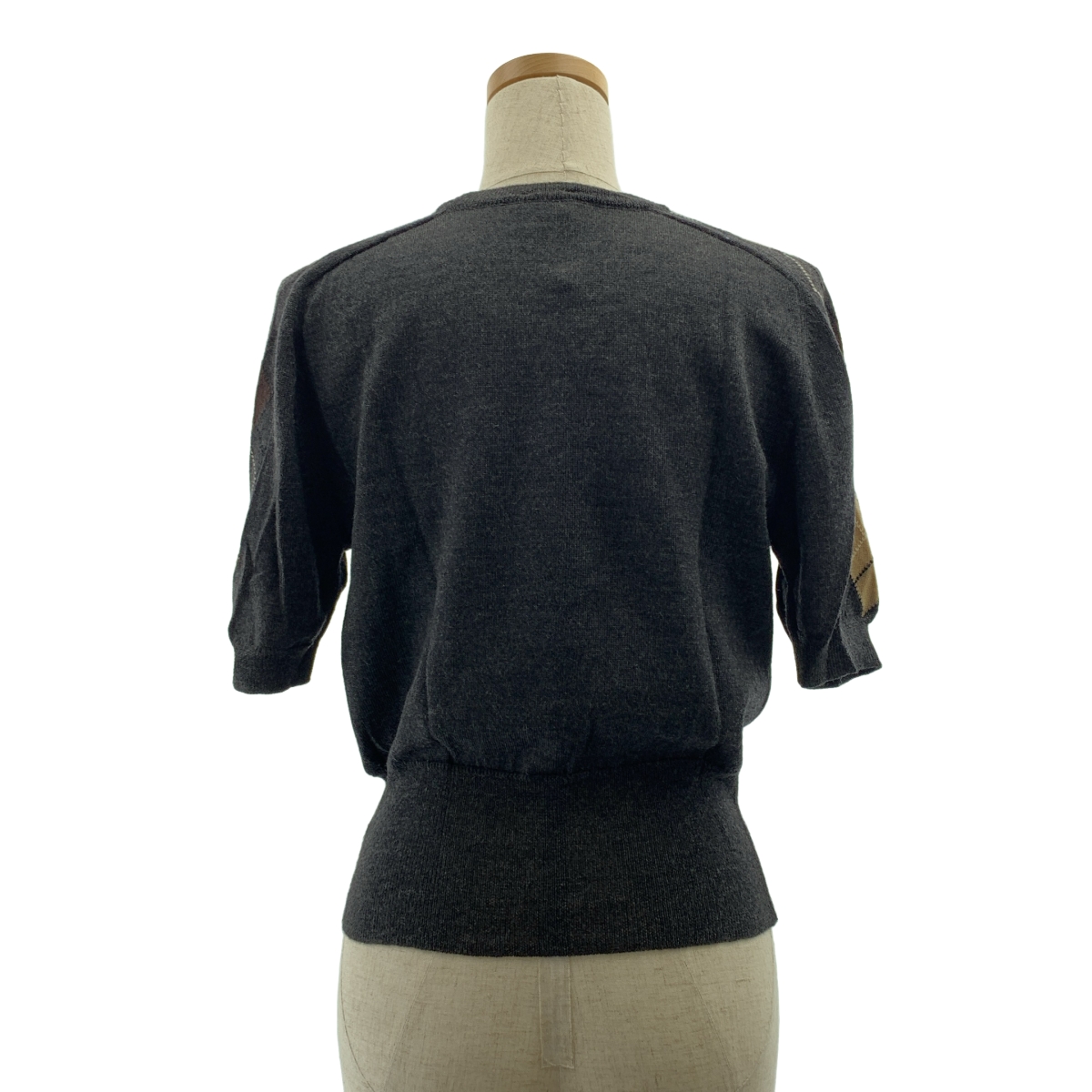 Vivienne Westwood / ヴィヴィアンウエストウッド GOLD LABEL アーガイル 半袖 ニット