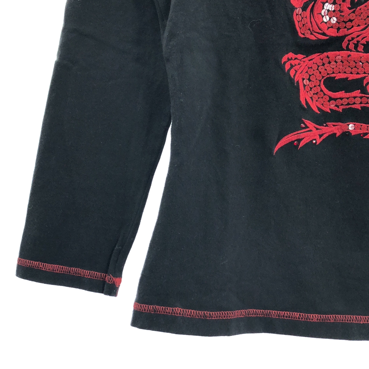 VIVIENNE TAM / ヴィヴィアンタム ドラゴン ビジュー 装飾 カットソー