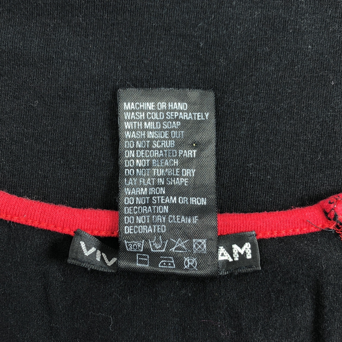 VIVIENNE TAM / ヴィヴィアンタム ドラゴン ビジュー 装飾 カットソー