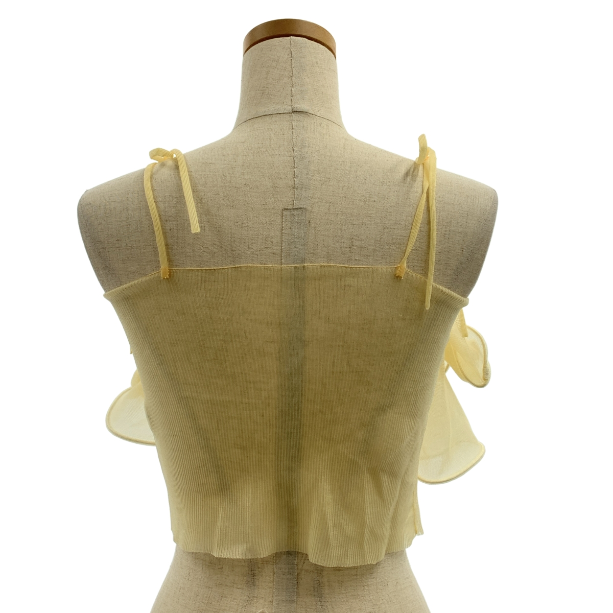 ENFOLD / エンフォルド SUKERU ラッフルキャミTOP ビスチェ