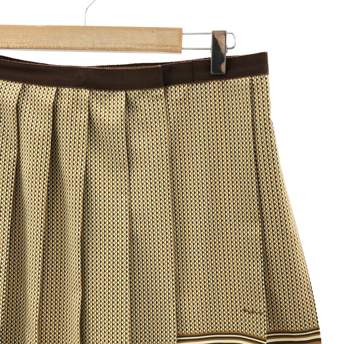 MARC JACOBS / マークジェイコブス silk 100％ / シルク 総柄 プリーツ スカート