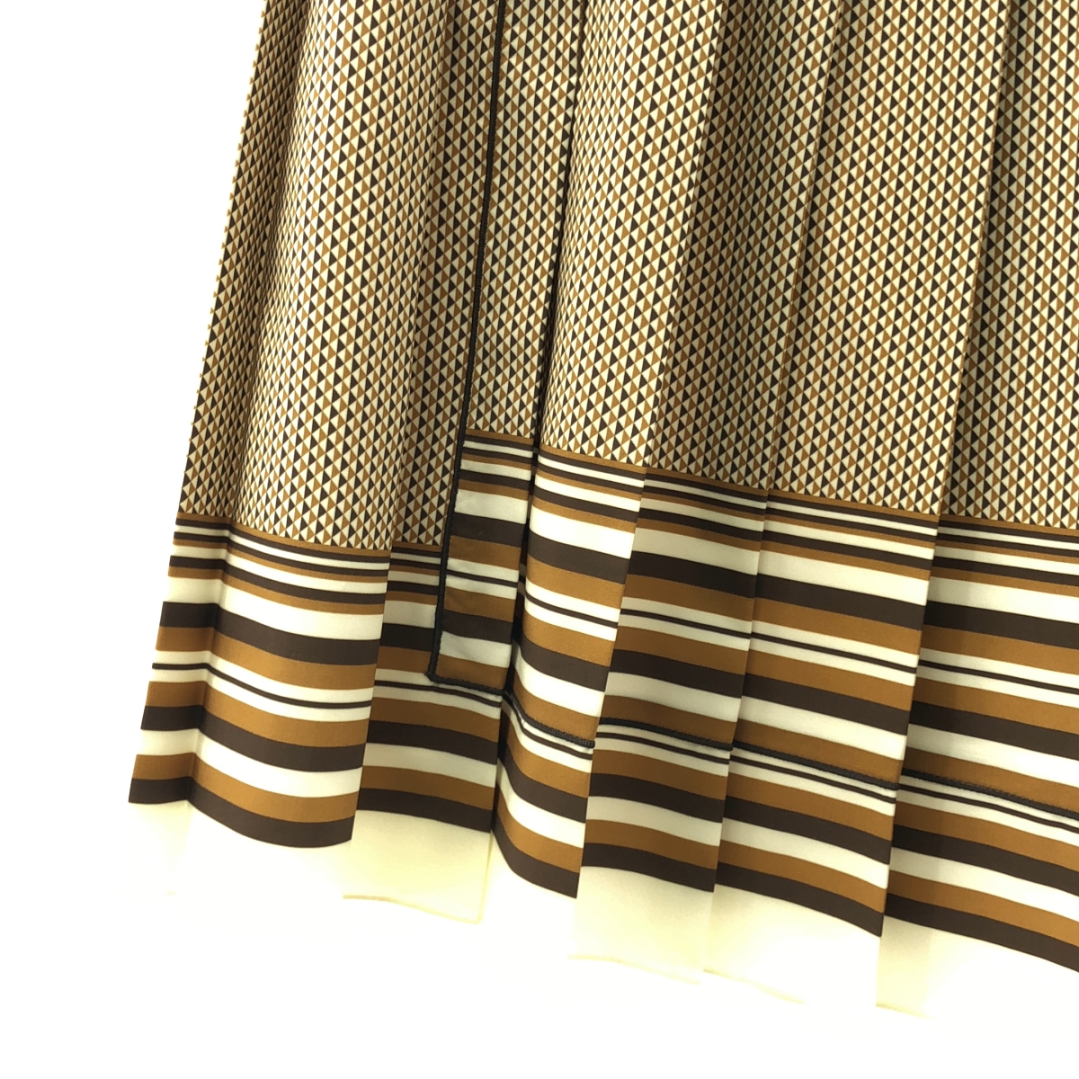 MARC JACOBS / マークジェイコブス silk 100％ / シルク 総柄 プリーツ スカート