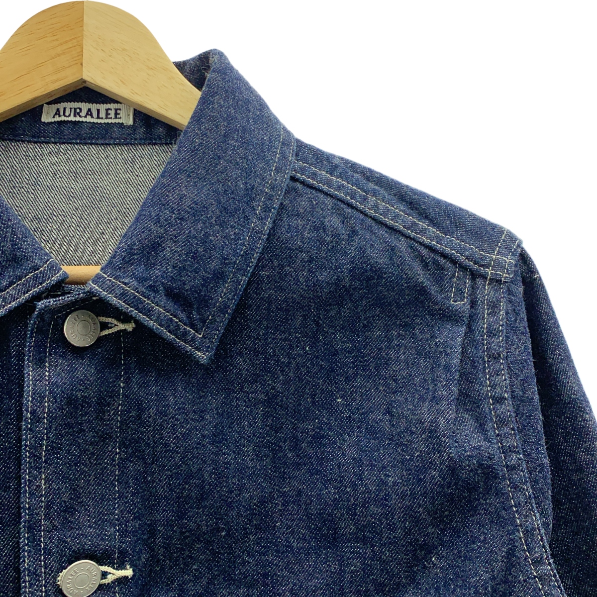 AURALEE / オーラリー SELVEDGE LIGHT DENIM BLOUSON / セルビッチ デニム ブルゾン ジャケット