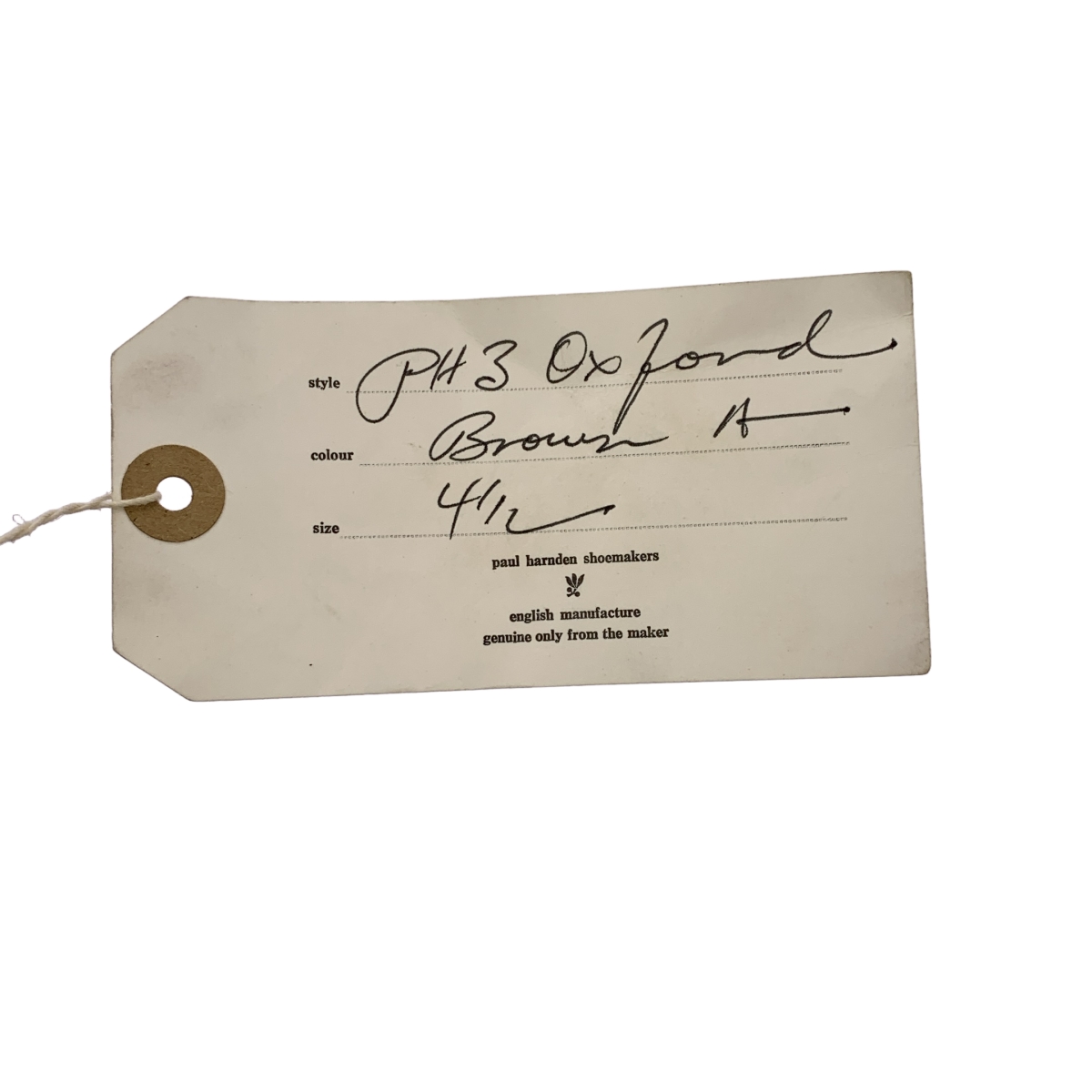 Paul Harnden / ポールハーデン PH3 Oxfond Shoe / レザー オックスフォード シューズ 革靴