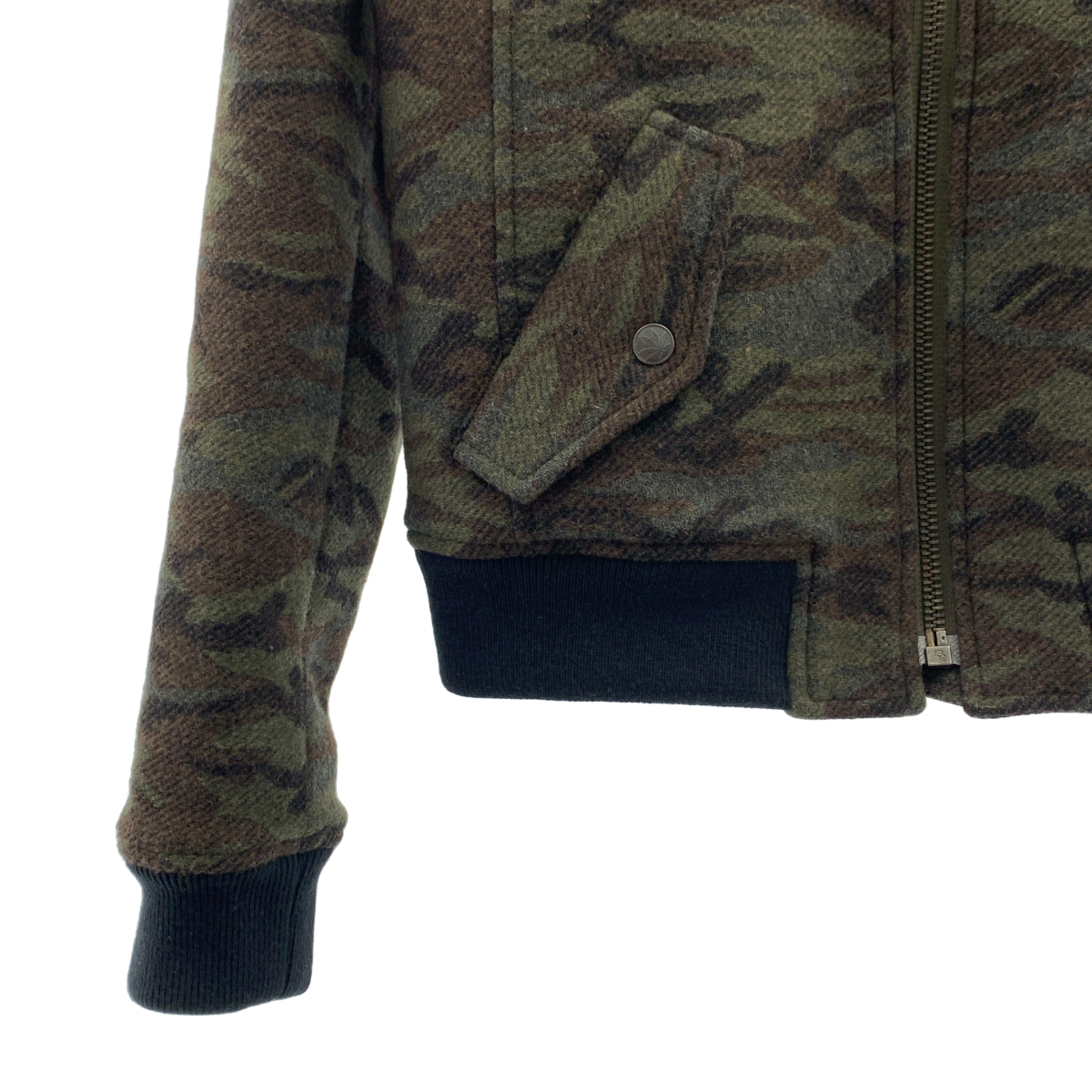 lucien pellat-finet / ルシアンペラフィネ カモフラ柄 バックスカル フーデッド ジャケット